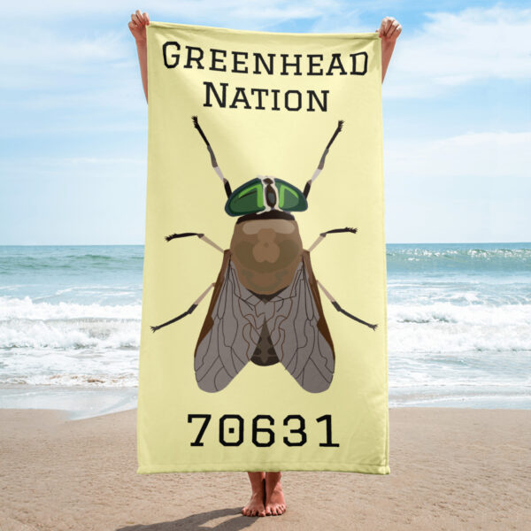 70631 Greenhead Nation Light Yellow Towel