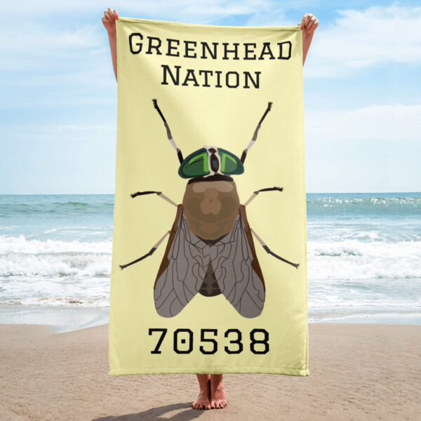 70538 Greenhead Nation Light Yellow Towel