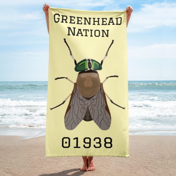 01938 Greenhead Nation Light Yellow Towel