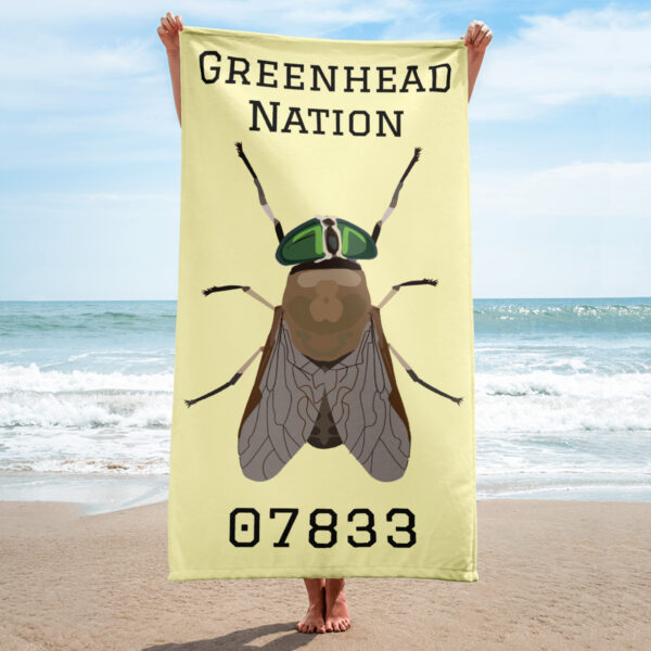 07833 Greenhead Nation Light Yellow Towel
