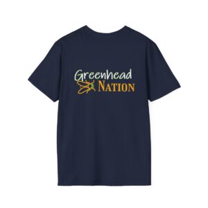 Greenhead Nation Unisex Softstyle T-Shirt (Back Only Logo)