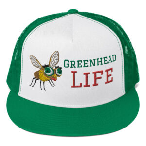 Greenhead Girl - Green & White Trucker Cap